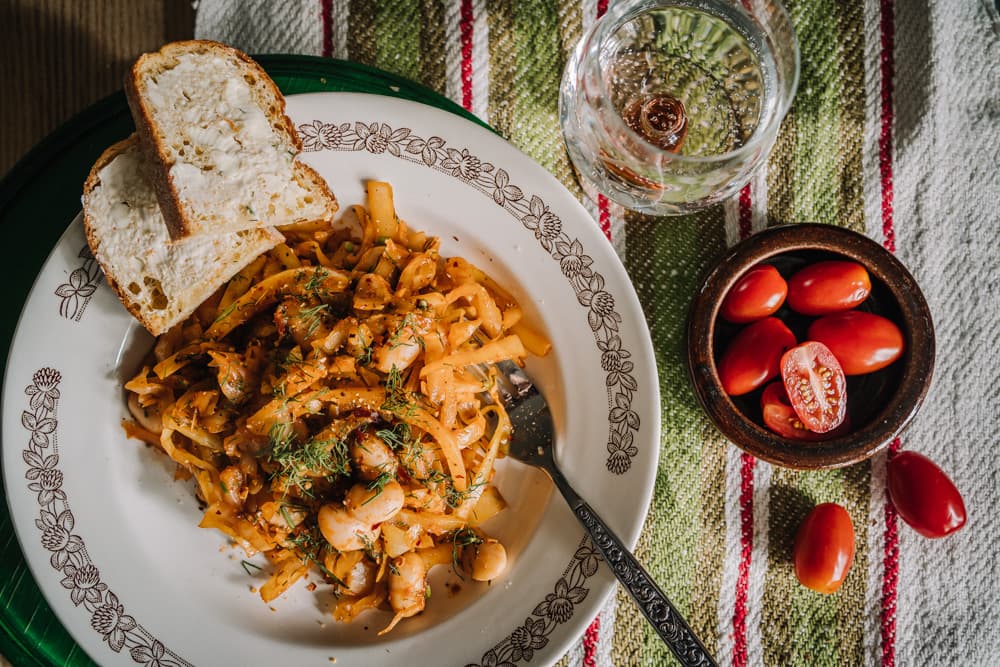 Annoskuva reseptille savuinen papu-kaalipaistos