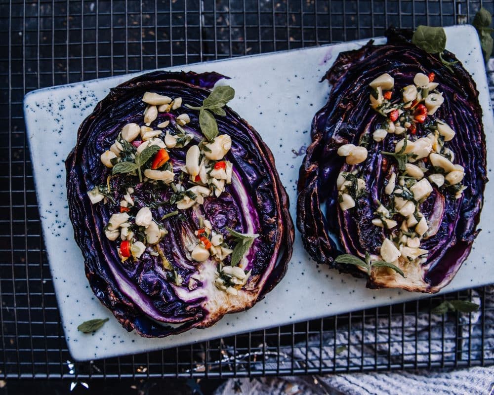 Annoskuva reseptille punakaalipihvit