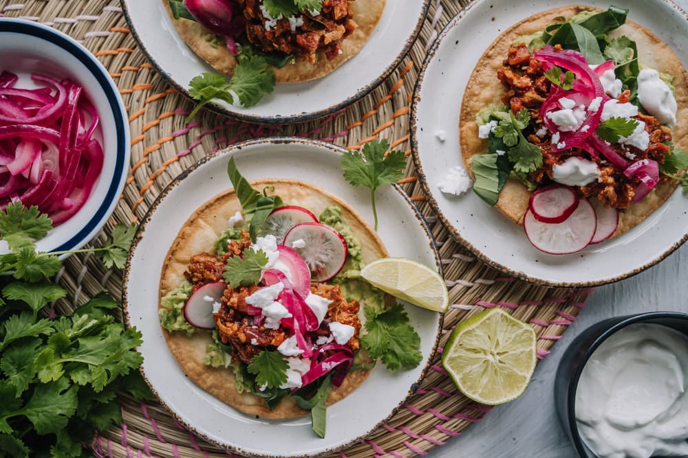 Annoskuva reseptille tofu tinga tostadat