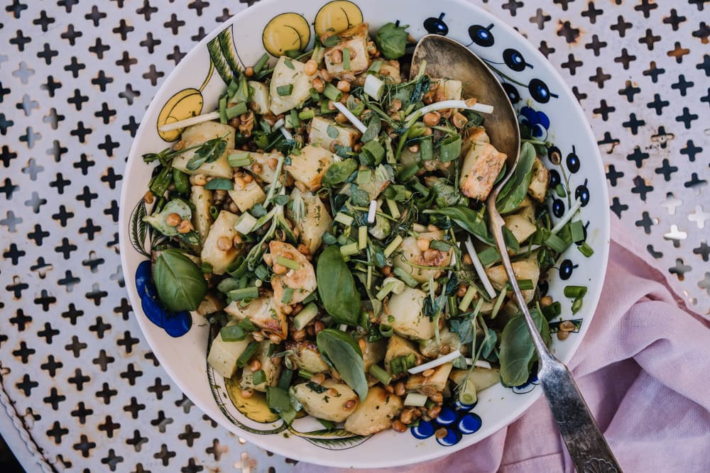 Annoskuva reseptille linssi-perunasalaatti