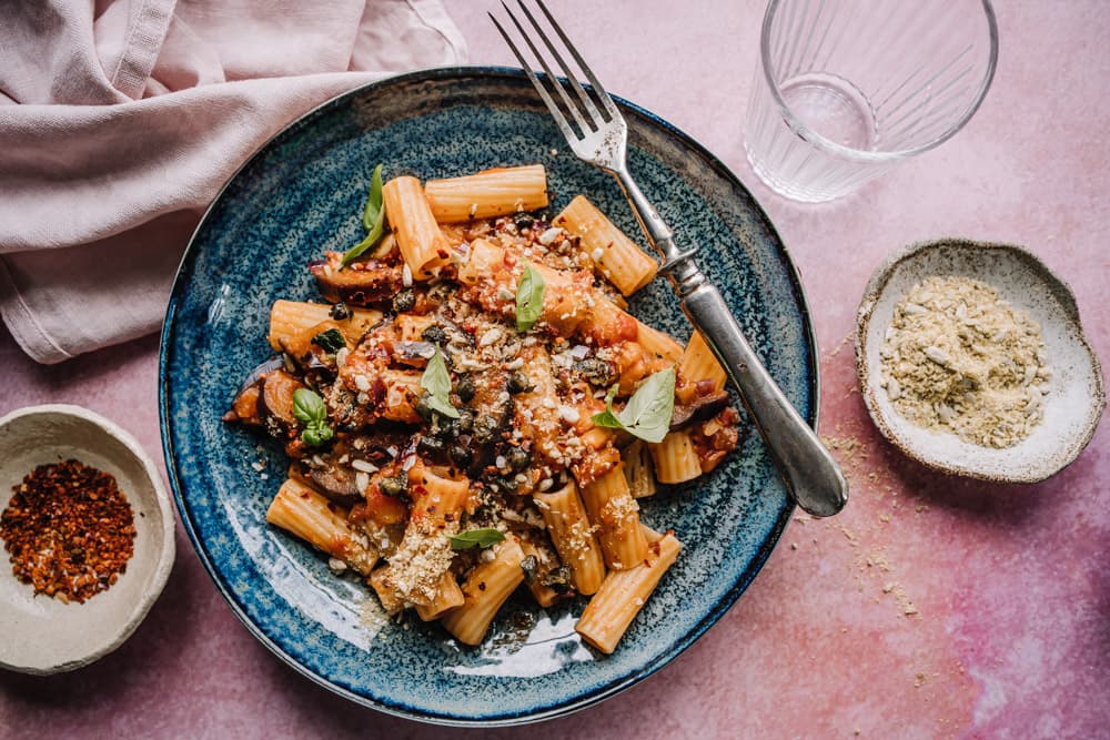 Annoskuva reseptille pasta alla norma munakoisopasta