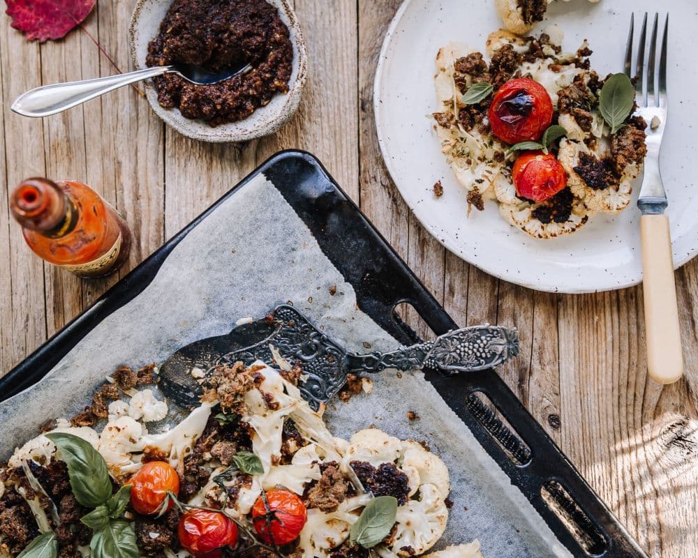 Annoskuva reseptille kukkakaalipelti nyhtökauralla