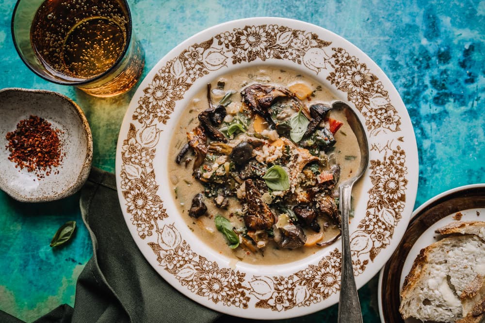 Annoskuva reseptille sieni-ohrakeitto