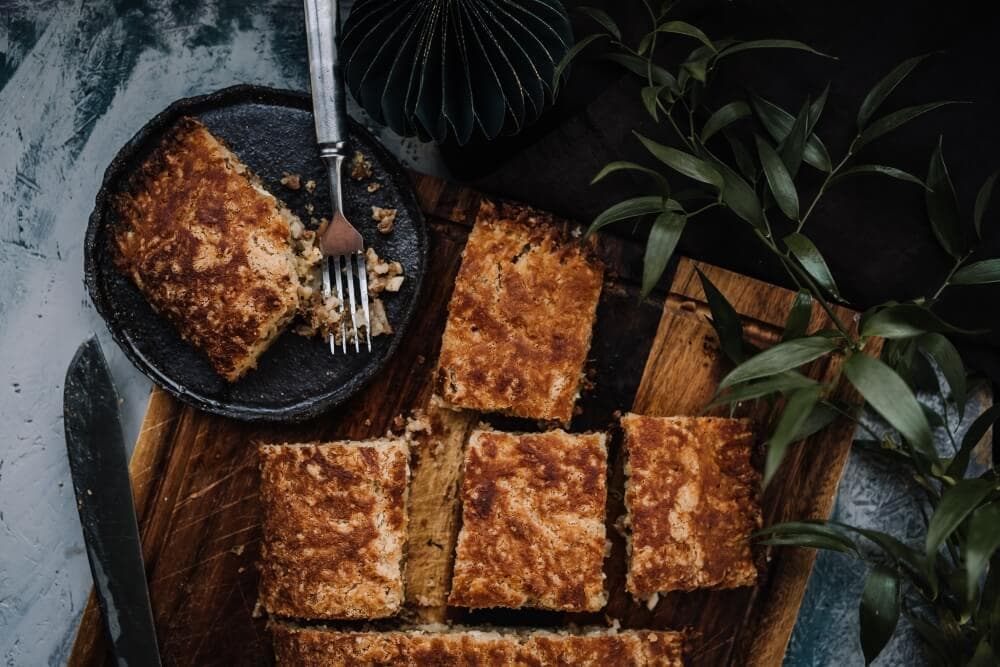 Annoskuva reseptistä peltivegepiirakka kategorialle suolaiset leivonnaiset