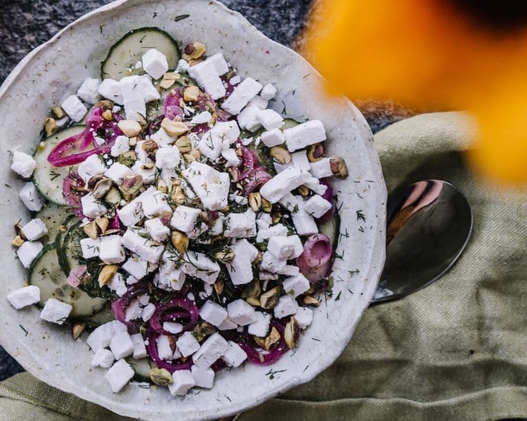 Annoskuva reseptistä kurkku-fetasalaatti kategorialle resepti