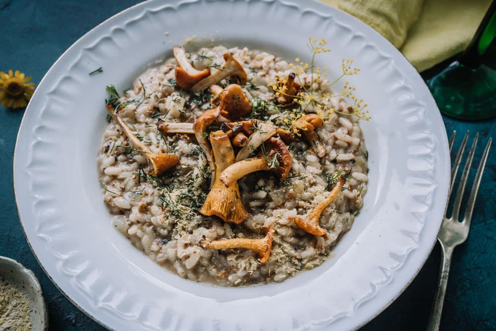 Annoskuva reseptistä kantarellirisotto kategorialle resepti