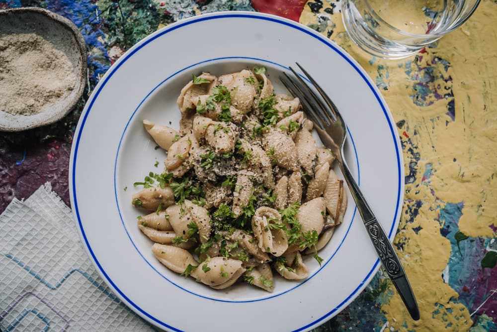 Annoskuva reseptistä balsamico-sienipasta kategorialle pasta