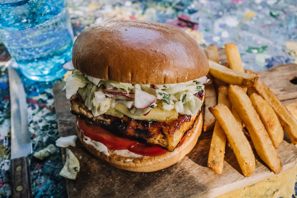 Annoskuva reseptistä BBQ-tofuburgerit kategorialle leivät