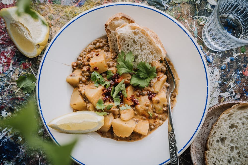 Annoskuva reseptistä harissalla maustettu linssi-perunapata kategorialle resepti