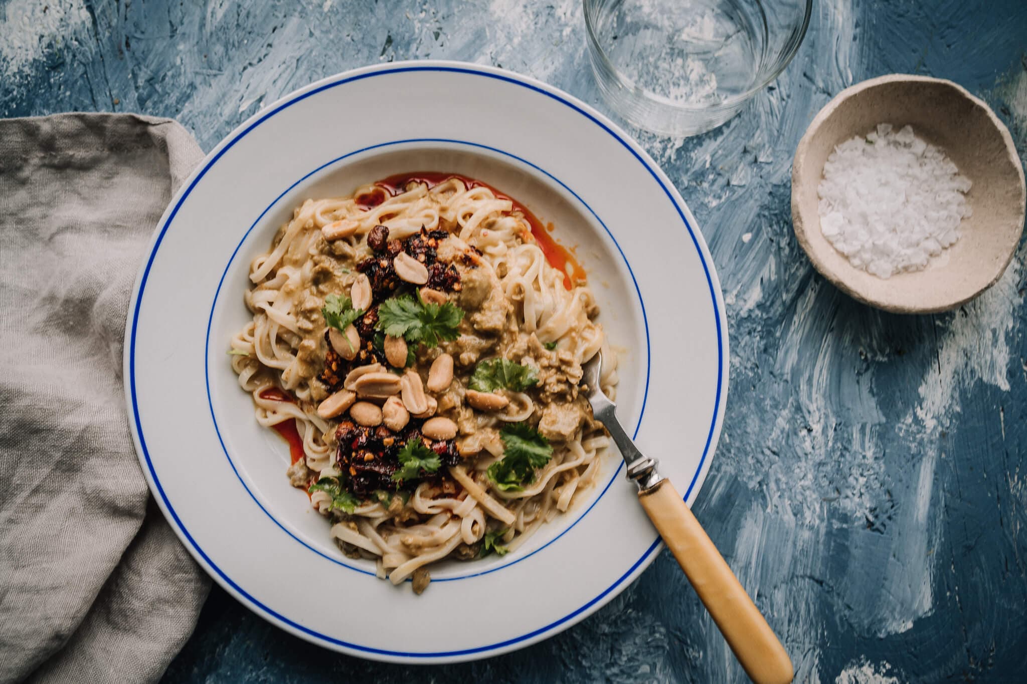 Annoskuva reseptistä jauhis-maapähkinävoinuudelit kategorialle resepti