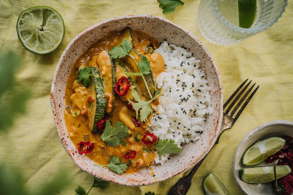 Annoskuva reseptistä kesäkurpitsa-papucurry kategorialle resepti