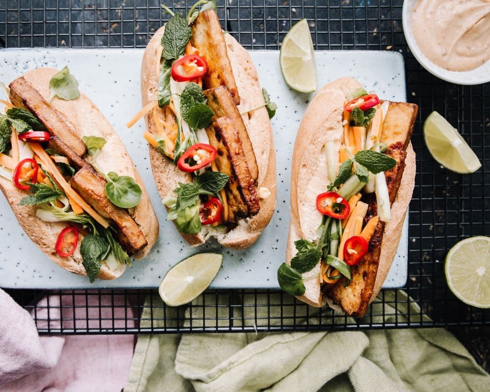 Annoskuva reseptistä korealaiset ssamjang tofupatongit kategorialle leivät