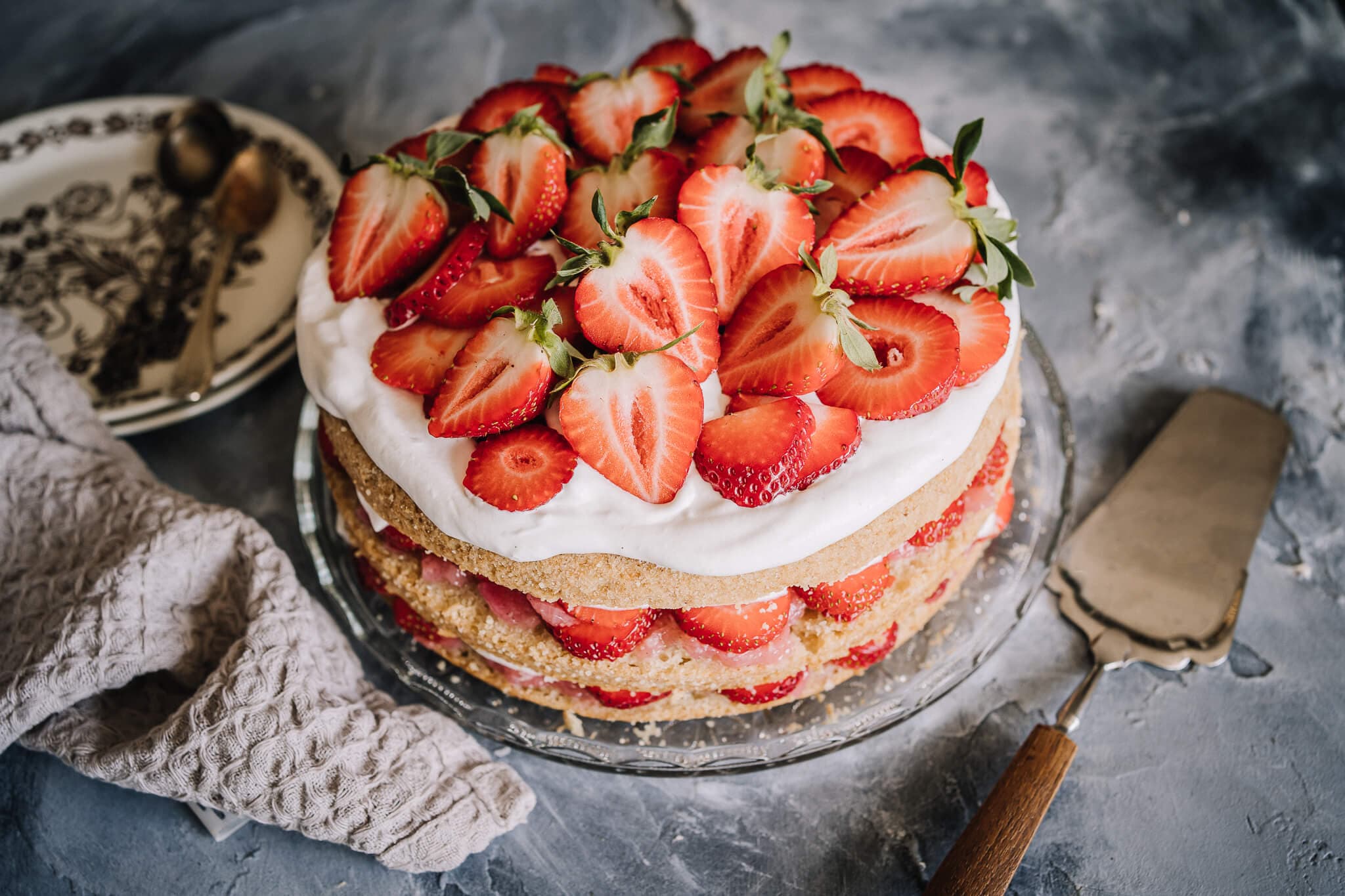 Annoskuva reseptistä mansikkakakku kategorialle kakut