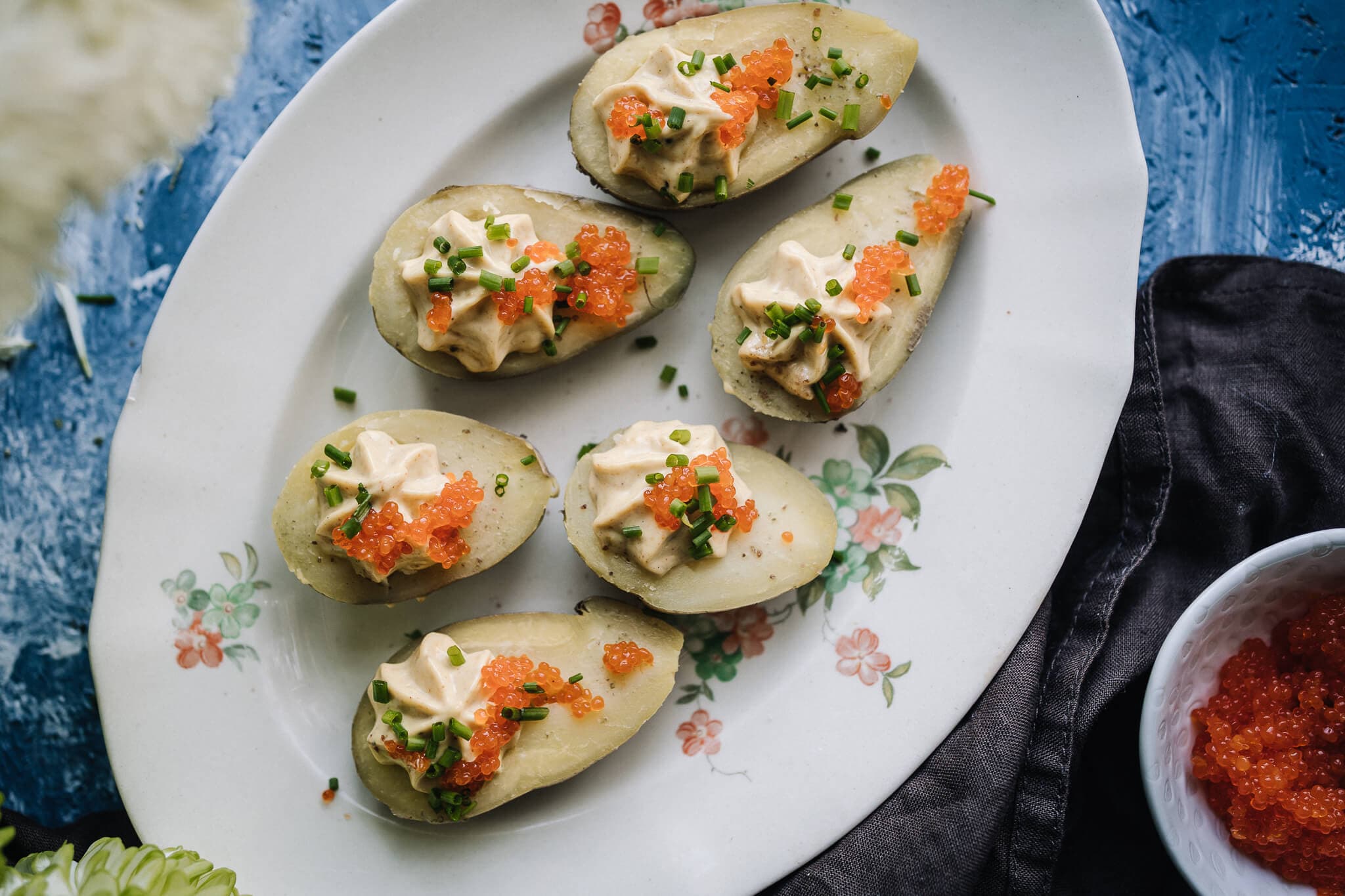 Annoskuva reseptistä paholaisen perunat kategorialle alkuruoat