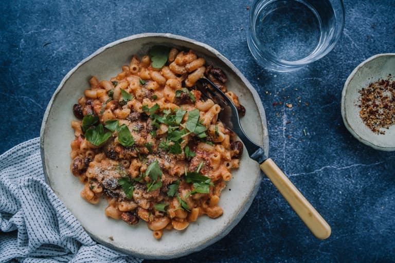 Annoskuva reseptistä papu-makaronipata kategorialle pasta