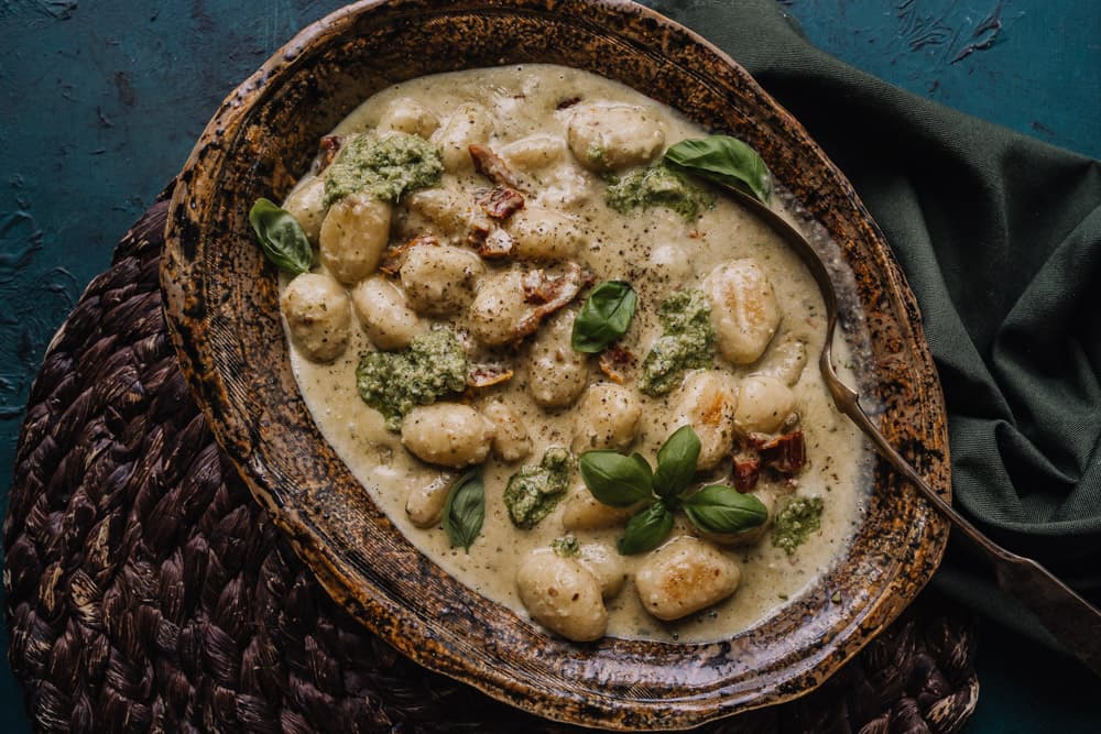 Annoskuva reseptistä pestognocchit kategorialle resepti