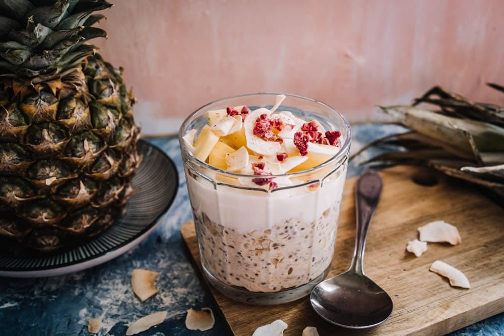 Annoskuva reseptistä pina colada tuorepuuro kategorialle aamupalat