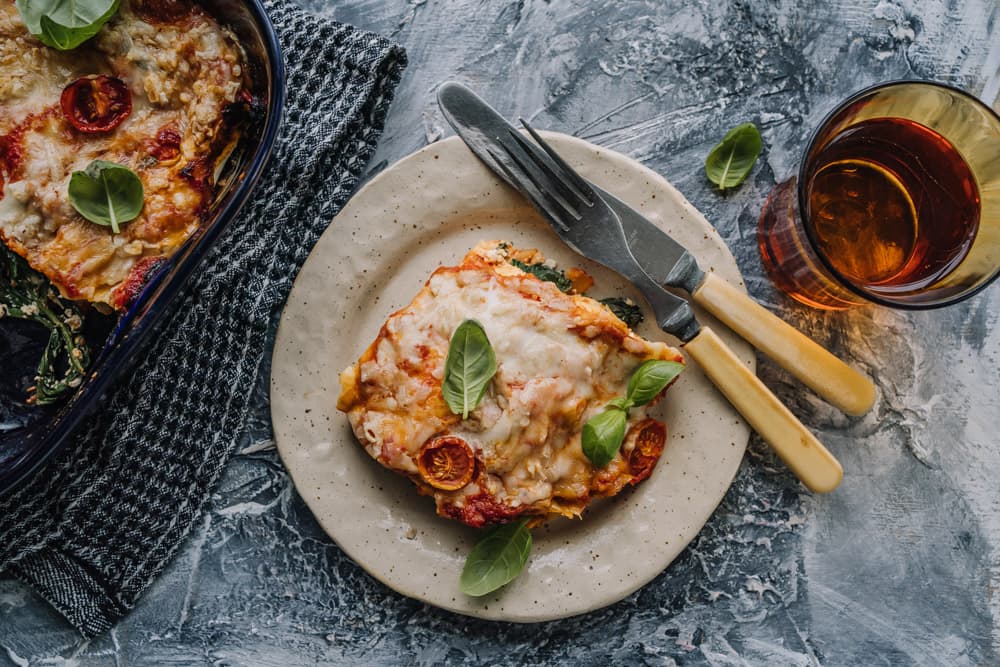 Annoskuva reseptistä pinaatti-tofuricottalasagne kategorialle resepti