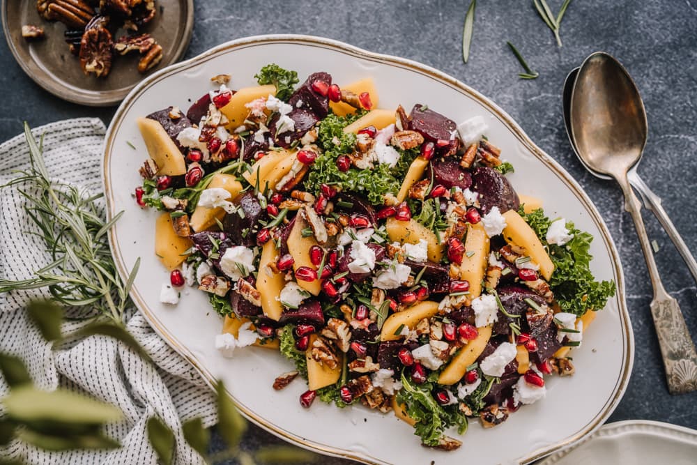 Annoskuva reseptistä punajuuri-persimonsalaatti kategorialle resepti