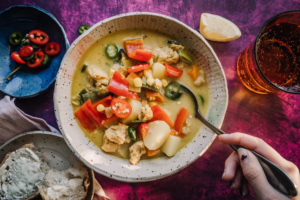 Annoskuva reseptistä soijasuikale-kookoskeitto kategorialle resepti