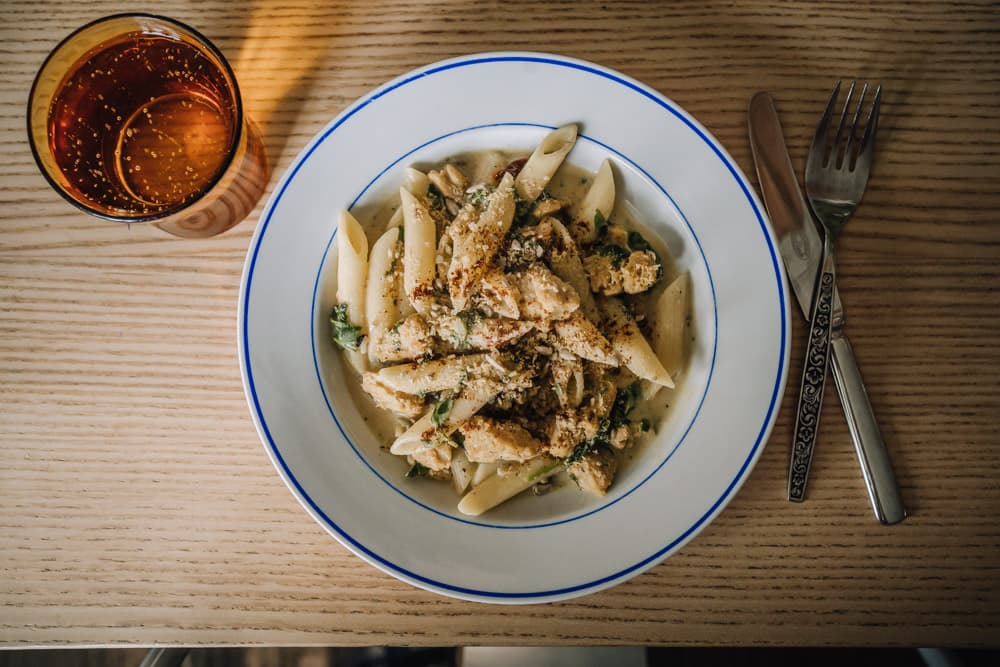 Annoskuva reseptistä soijasuikale-vuohenputkipasta kategorialle resepti