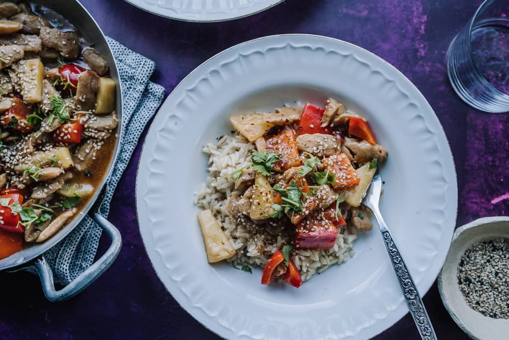 Annoskuva reseptistä sweet & sour soijasuikaleet kategorialle pääruoka