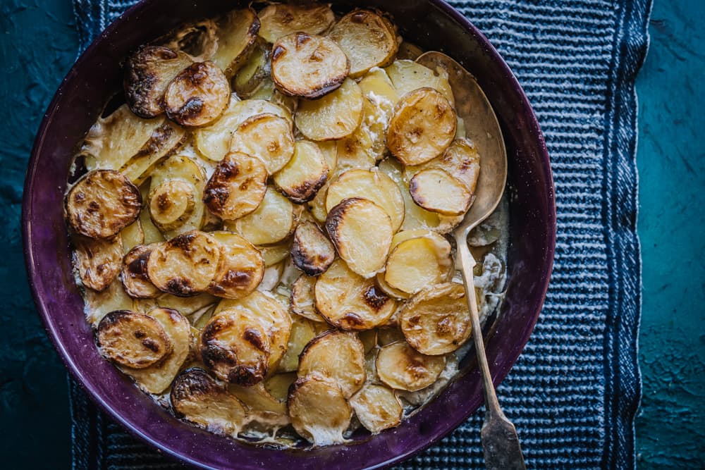 Annoskuva reseptistä valkosipuli-kermaperunat kategorialle resepti