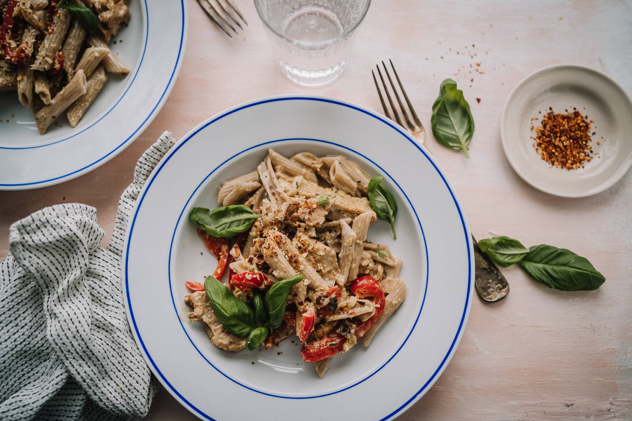 Annoskuva reseptistä vegaaninen kanapasta kategorialle pasta