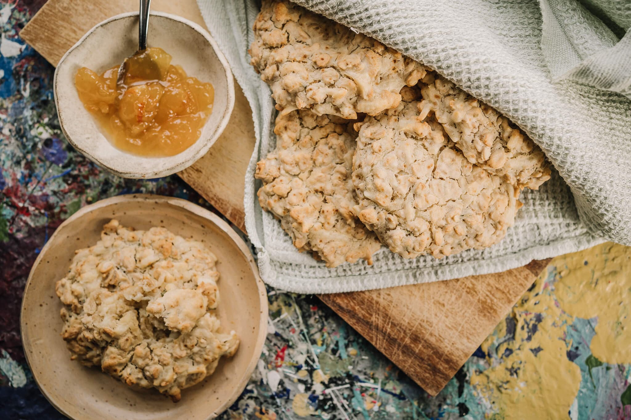 Annoskuva reseptistä vegaaniset juustoteeleivät kategorialle suolaiset leivonnaiset